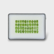 20.34 Cts. Peridot 6x4mm Faceted Cushion Shape AA+ Grade Gemstones Parcel - Total 40 Pc.