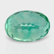 Green Kunzite 14.5x10.5mm Faceted Oval AAA Loose Gemstone - 170983