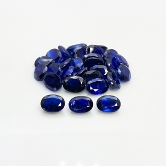 43.4 Cts. Kyanite 8X6mm Faceted Oval Shape B Grade Gemstones Parcel - Total 28 Pc.