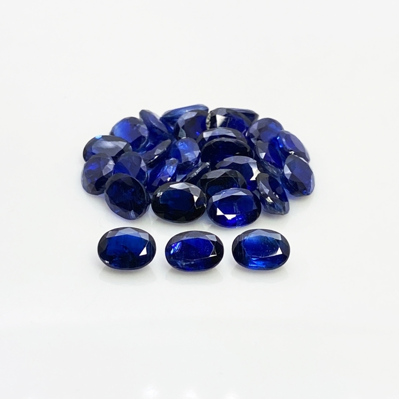 43.4 Cts. Kyanite 8X6mm Faceted Oval Shape B Grade Gemstones Parcel - Total 28 Pc.