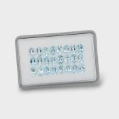 Aquamarine 6x4mm Faceted Oval AA Gemstones Parcel - 170934