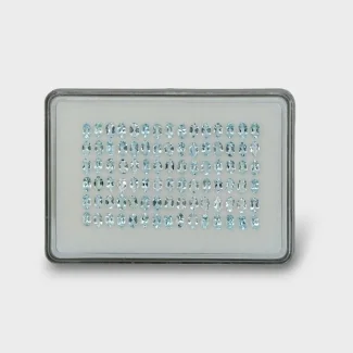 17.31 Cts. Aquamarine 5x3mm Faceted Oval Shape A Grade Gemstones Parcel - Total 90 Pc.