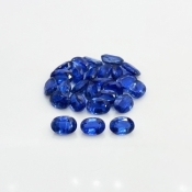 27.8 Cts. Kyanite 7x5mm Faceted Oval Shape A Grade Gemstones Parcel - Total 26 Pc.