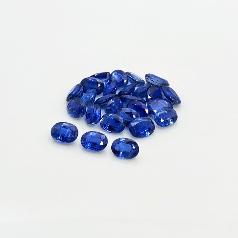 Kyanite 7x5mm Faceted Oval A Gemstones Parcel - 170870