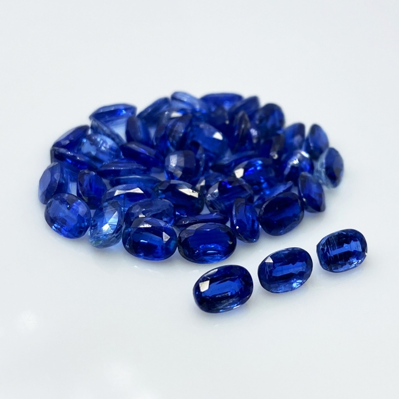 Kyanite 6x4mm Faceted Oval A Gemstones Parcel - 170904