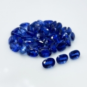 Kyanite 6x4mm Faceted Oval A Gemstones Parcel - 170904