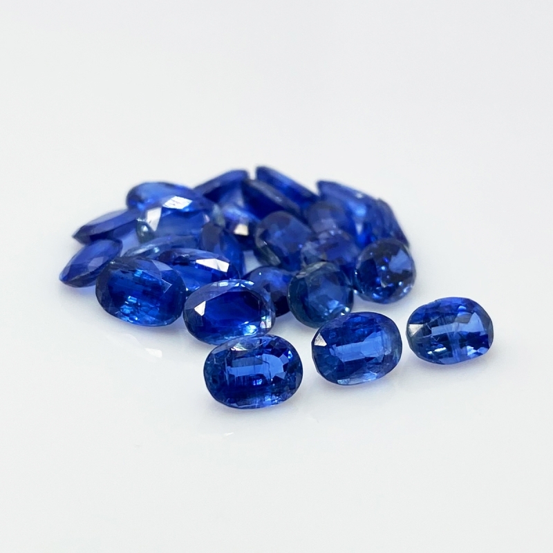 Kyanite 6x4mm Faceted Oval AA Gemstones Parcel - 170894