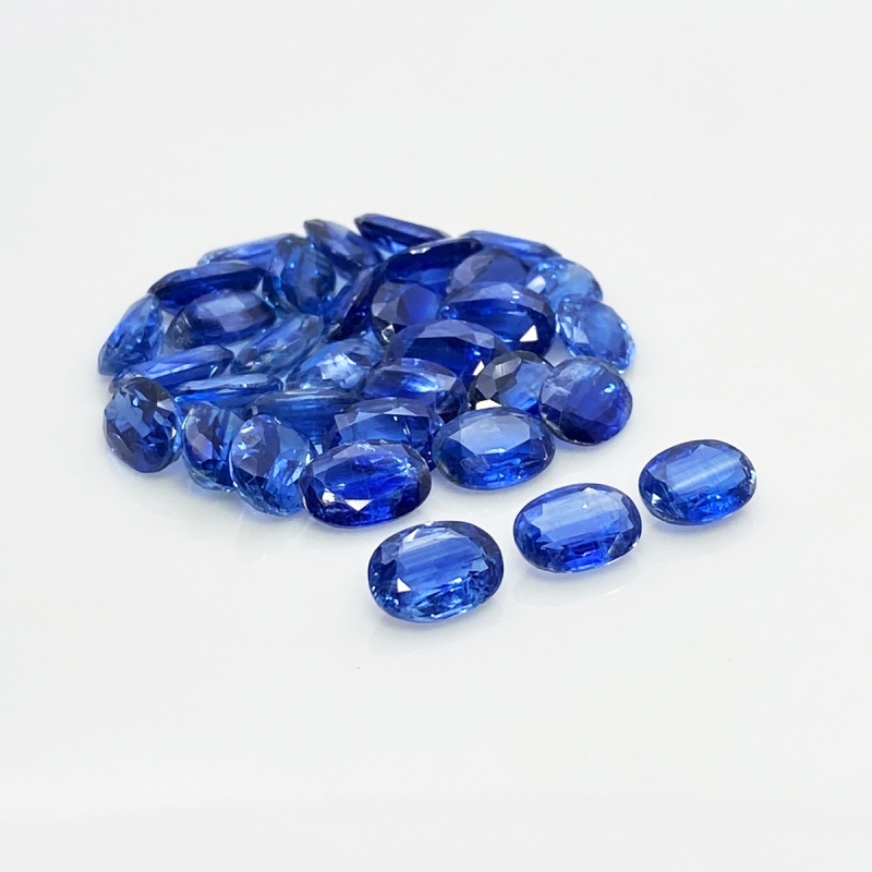 Kyanite 9X7mm Faceted Oval B Gemstones Parcel - 170911