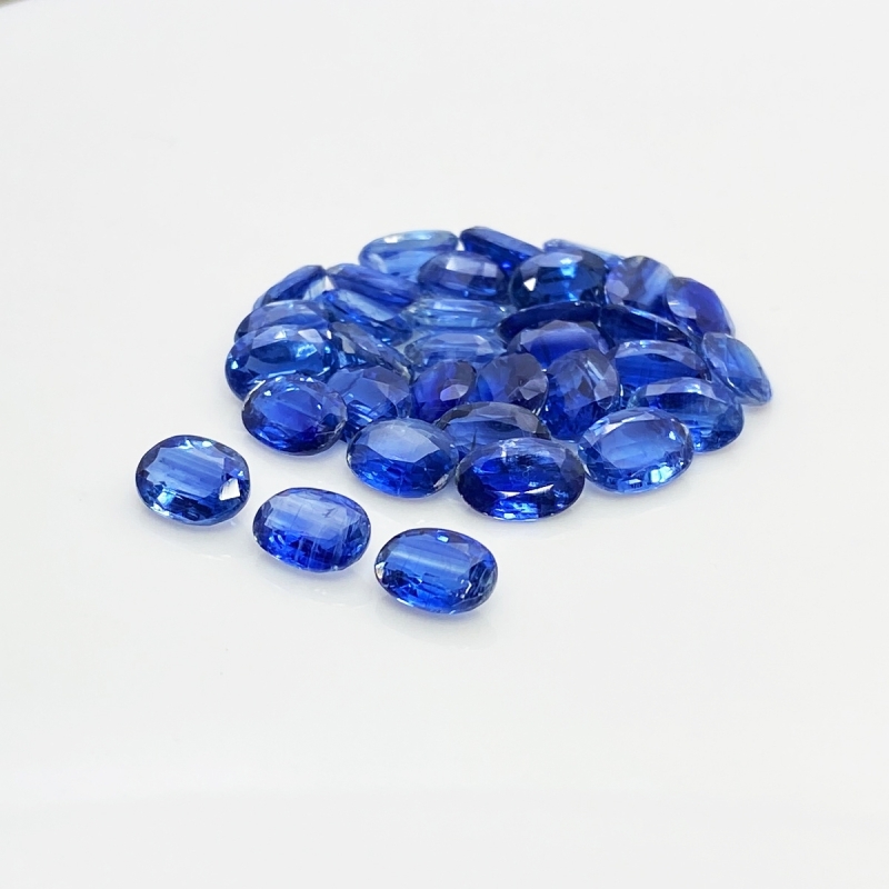 Kyanite 9X7mm Faceted Oval B Gemstones Parcel - 170911