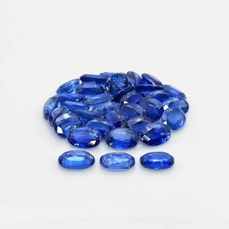 Kyanite 9X7mm Faceted Oval B Gemstones Parcel - 170911