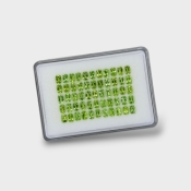 Peridot 6x4mm Faceted Cushion AA Gemstones Parcel - 170785