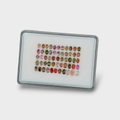 Multi Color Tourmaline 4x3-6x3mm Faceted Oval AA Gemstones Parcel - 180223