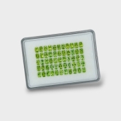 Peridot 6x4mm Faceted Cushion AA+ Gemstones Parcel - 180182