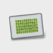 Peridot 6x4mm Faceted Cushion AA+ Gemstones Parcel - 180153