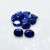 29 Cts. Kyanite 9X7mm Faceted Oval Shape A Grade Gemstones Parcel - Total 12 Pc.