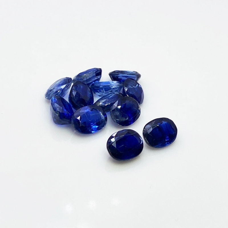 Kyanite 9X7mm Faceted Oval A Gemstones Parcel - 170891