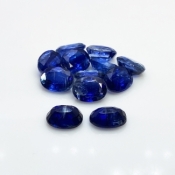 Kyanite 9X7mm Faceted Oval A Gemstones Parcel - 170891