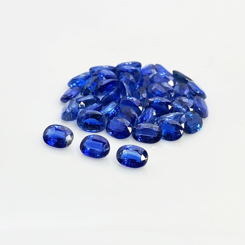 Kyanite 7x5mm Faceted Oval A Gemstones Parcel - 170868