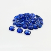 Kyanite 7x5mm Faceted Oval A Gemstones Parcel - 170868