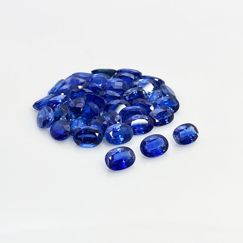 Kyanite 7x5mm Faceted Oval A Gemstones Parcel - 170868