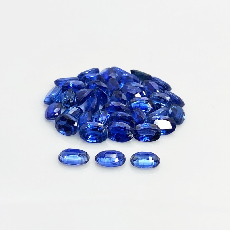Kyanite 7x5mm Faceted Oval A Gemstones Parcel - 170868