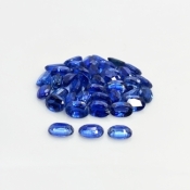 Kyanite 7x5mm Faceted Oval A Gemstones Parcel - 170868