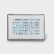 17.17 Cts. Aquamarine 5x3mm Faceted Oval Shape AA Grade Gemstones Parcel - Total 90 Pc.