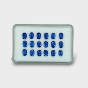 10.49 Cts. Kyanite 6x4mm Faceted Oval Shape AAA Grade Gemstones Parcel - Total 18 Pc.