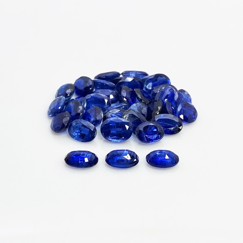 Kyanite 8X6mm Faceted Oval A Gemstones Parcel - 170901