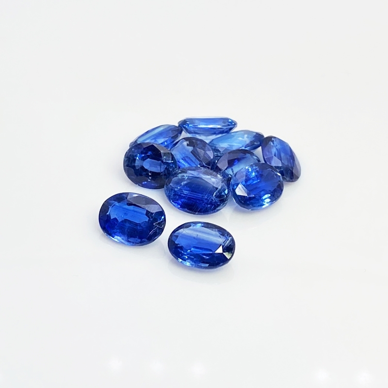 Kyanite 6X9-7X10mm Faceted Oval A+ Gemstones Parcel - 180236
