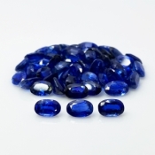 32.05 Cts. Kyanite 6x4mm Faceted Oval Shape A+ Grade Gemstones Parcel - Total 54 Pc.