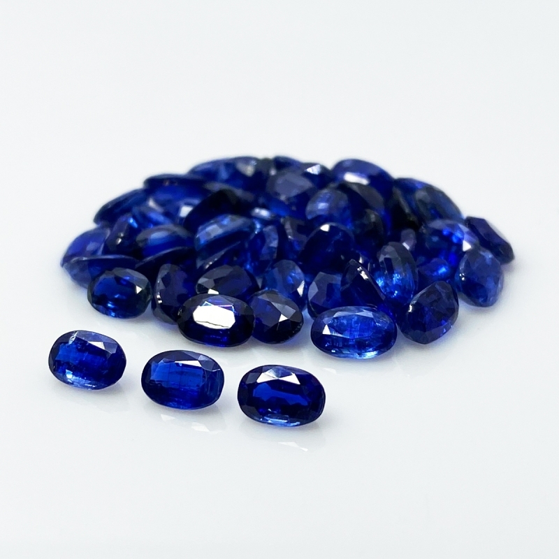 Kyanite 6x4mm Faceted Oval A+ Gemstones Parcel - 170897