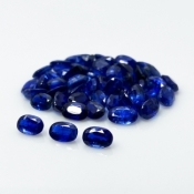 Kyanite 6x4mm Faceted Oval A+ Gemstones Parcel - 170897