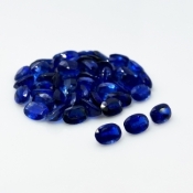 Kyanite 6x4mm Faceted Oval A+ Gemstones Parcel - 170897
