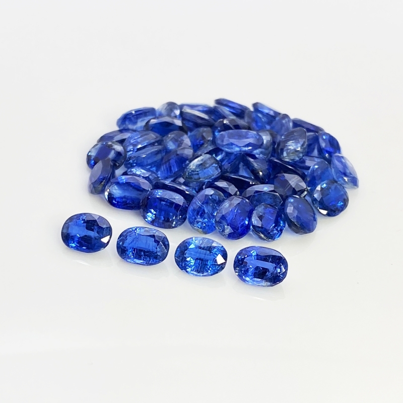 Kyanite 8X6mm Faceted Oval B Gemstones Parcel - 170884