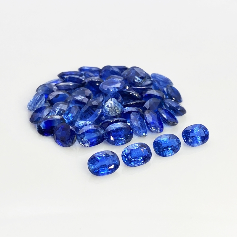 Kyanite 8X6mm Faceted Oval B Gemstones Parcel - 170884