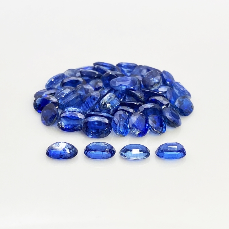 Kyanite 8X6mm Faceted Oval B Gemstones Parcel - 170884