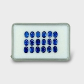 11.04 Cts. Kyanite 6x4mm Faceted Oval Shape AAA Grade Gemstones Parcel - Total 18 Pc.