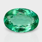 17.26 Cts. Green Kunzite 18.5x12.5mm Faceted Oval Shape AAA Grade Loose Gemstone - Total 1 Pc.