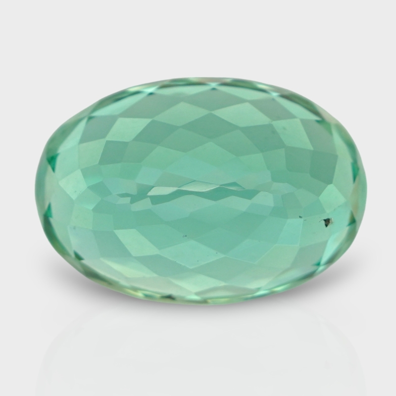 Green Kunzite 18.5x12.5mm Faceted Oval AAA Loose Gemstone - 170982