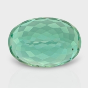 Green Kunzite 18.5x12.5mm Faceted Oval AAA Loose Gemstone - 170982