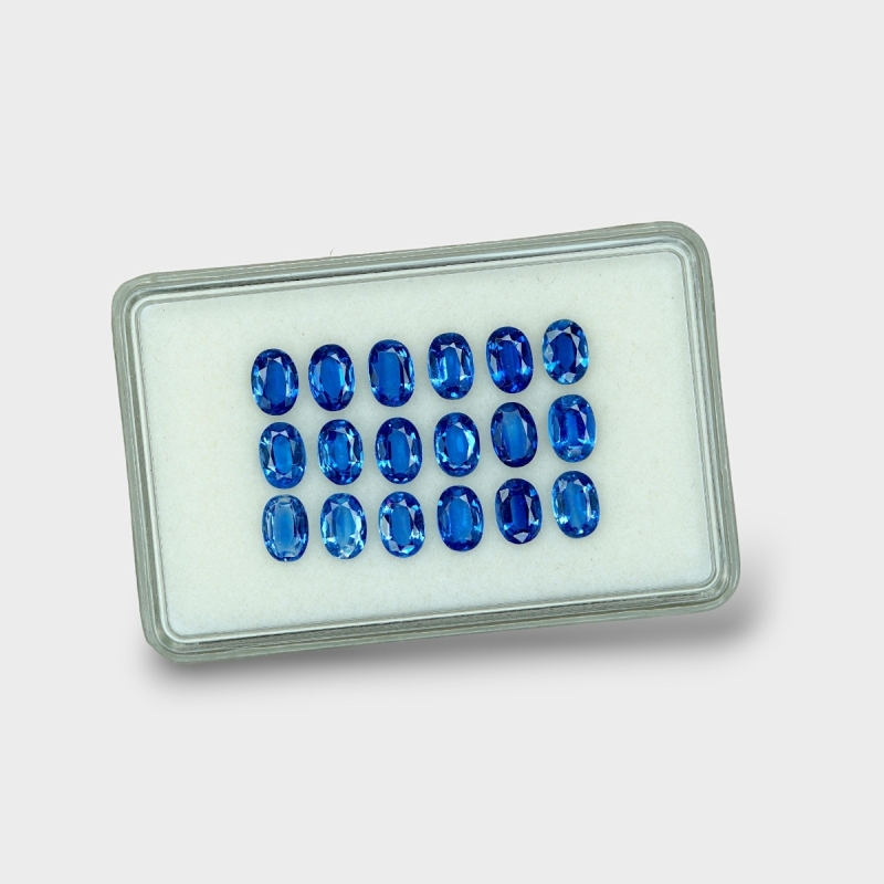 Kyanite 6x4mm Faceted Oval AAA Gemstones Parcel - 170844