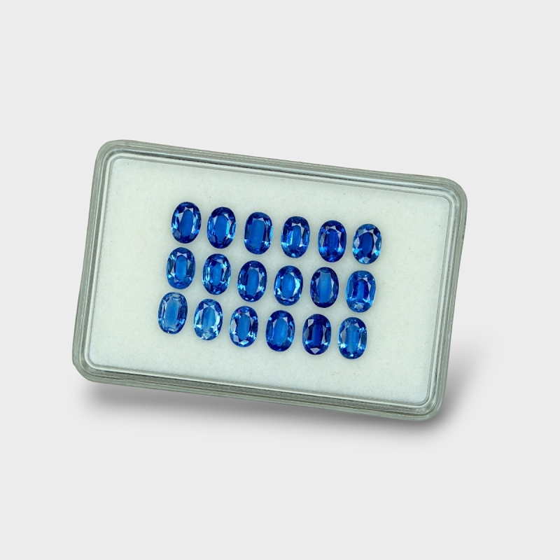 Kyanite 6x4mm Faceted Oval AAA Gemstones Parcel - 170844