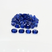 50.1 Cts. Kyanite 7x5mm Faceted Oval Shape A Grade Gemstones Parcel - Total 45 Pc.
