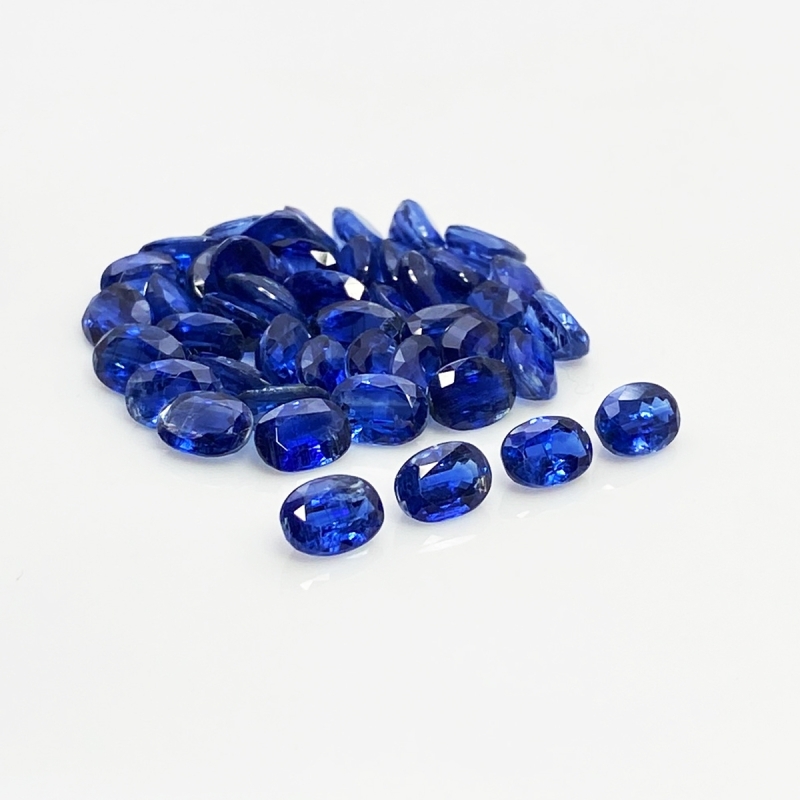Kyanite 7x5mm Faceted Oval A Gemstones Parcel - 170871