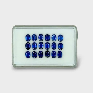 11.53 Cts. Kyanite 6x4mm Faceted Oval Shape AAA Grade Gemstones Parcel - Total 18 Pc.