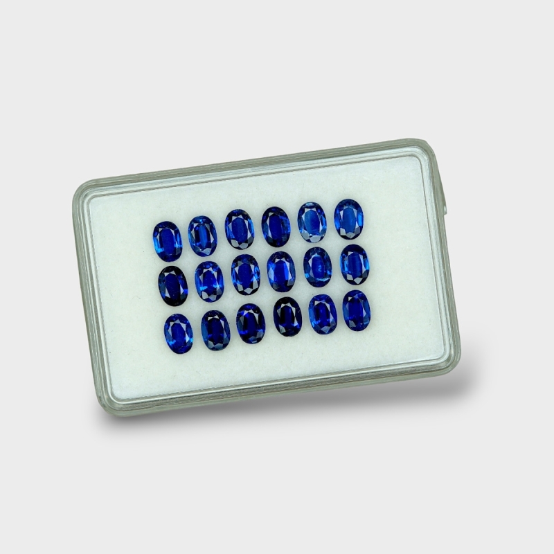 Kyanite 6x4mm Faceted Oval AAA Gemstones Parcel - 170845