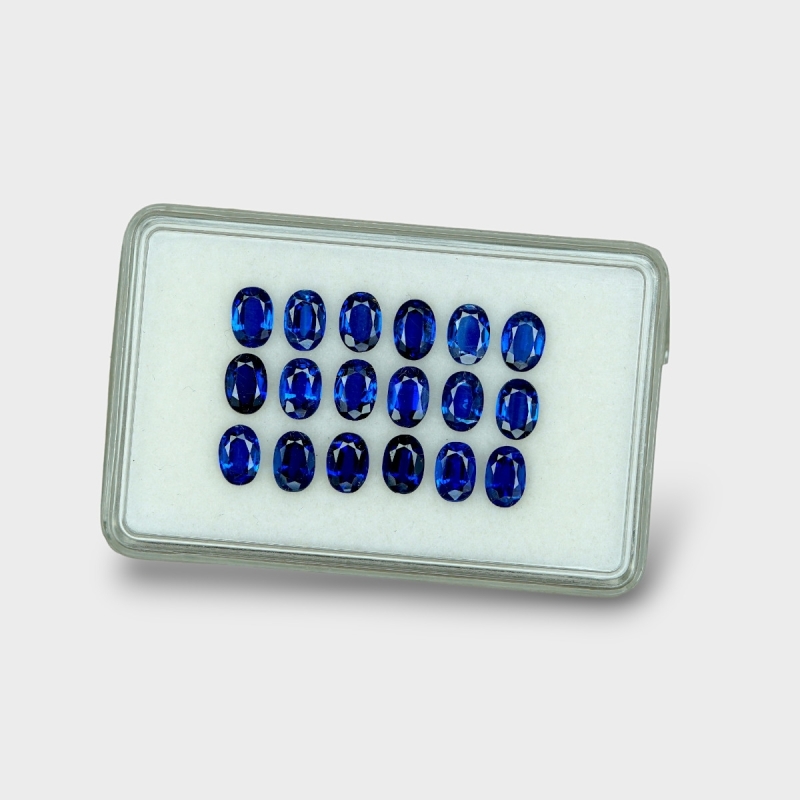 Kyanite 6x4mm Faceted Oval AAA Gemstones Parcel - 170845