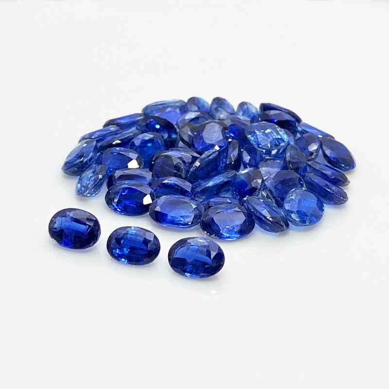 Kyanite 9X7mm Faceted Oval B Gemstones Parcel - 170913