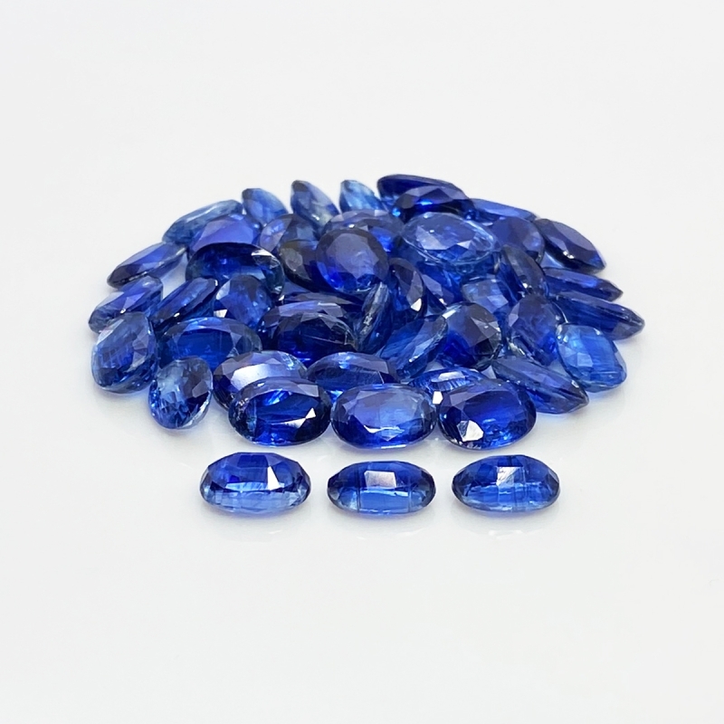Kyanite 9X7mm Faceted Oval B Gemstones Parcel - 170913